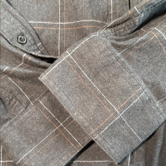 1901 Dark Blue Plaid Flannel Shirt - Picture 3 of 6